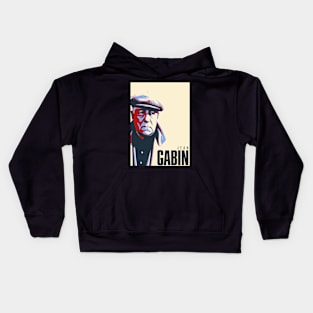 Jean Gabin - French actor, lino ventura, belmondo, cinema, france Kids Hoodie